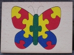 Schmetterling im Rahmen